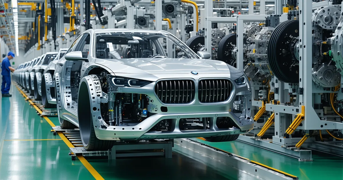 Automotive transmission component manufacturing line with precision assembly equipment